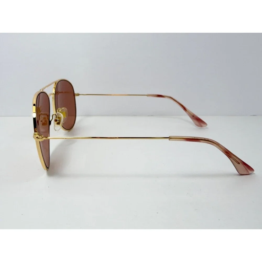 DIFF Cruz GD-PP06 Sunglasses Women's Gold Brown Aviator UV Protection Fashion